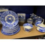 Early 20th cent. George Jones 'Abbey': Blue and white ceramics, shredded wheat dish large (7½ins.