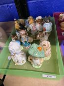 Beswick Beatrix Potter Figures: Tom Kitten 1948, Pig Wig 1972, Mrs Tittlemouse 1948, Mrs Tiggy