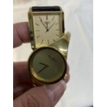 Watches: Seiko gold tone quartz plus Bijou Philippe gold tone cocktail watch. (2)