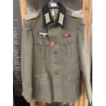 Militaria: Third Reich Second World War German Army Officers tunic, rank of Major, with collar