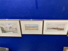 19th cent. English School: Ralph St. John watercolours (2). Farmhouse in Cumbria and Tau Estuary,