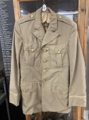 Militaria: Second World War American Army Officers Summer Service Dress Jacket.