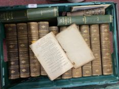 Books: Crates to include Chambers Encyclopedia, Living Animals of The World, Birkes Landed Gentry,