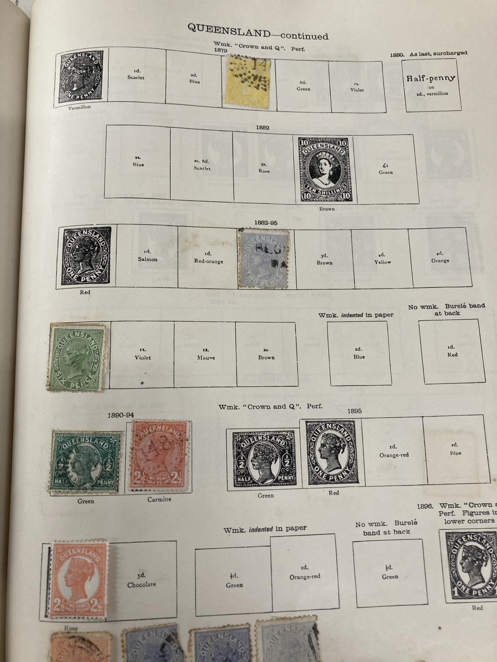 Stamps: The New Ideal postage stamp album, Vol. 1 'British Empire' 1840-1936 no stamp later than - Bild 6 aus 7
