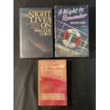 BOOKS: A Night to Remember, first UK edition 1956 Longmans, Green & Co Ltd and 1957 Readers Union