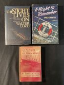 BOOKS: A Night to Remember, first UK edition 1956 Longmans, Green & Co Ltd and 1957 Readers Union
