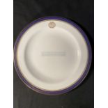 WHITE STAR LINE: Spode Oceanic Steam Navigation Company á la carte dinner plate decorated in the