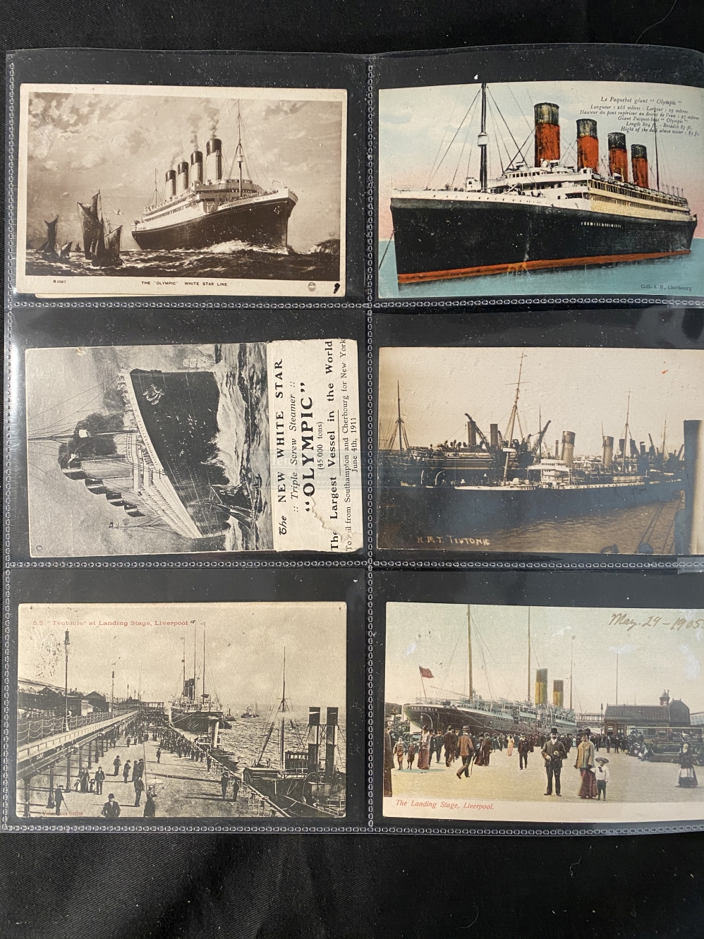 WHITE STAR LINE: Forty-eight White Star Line postcards, (various ships) including Titanic, Olympic - Image 4 of 4