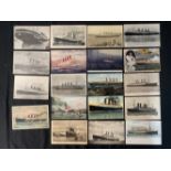 OCEAN LINER: Postcards to include Kaiser Wilhelm, Kaiser Wilhelm Der Grosse, Kronprinzessin Cecilie,