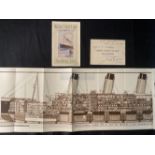 WHITE STAR LINE: R.M.S. Olympic promotional brochure 'Inside of a Great Ship', White Star Line