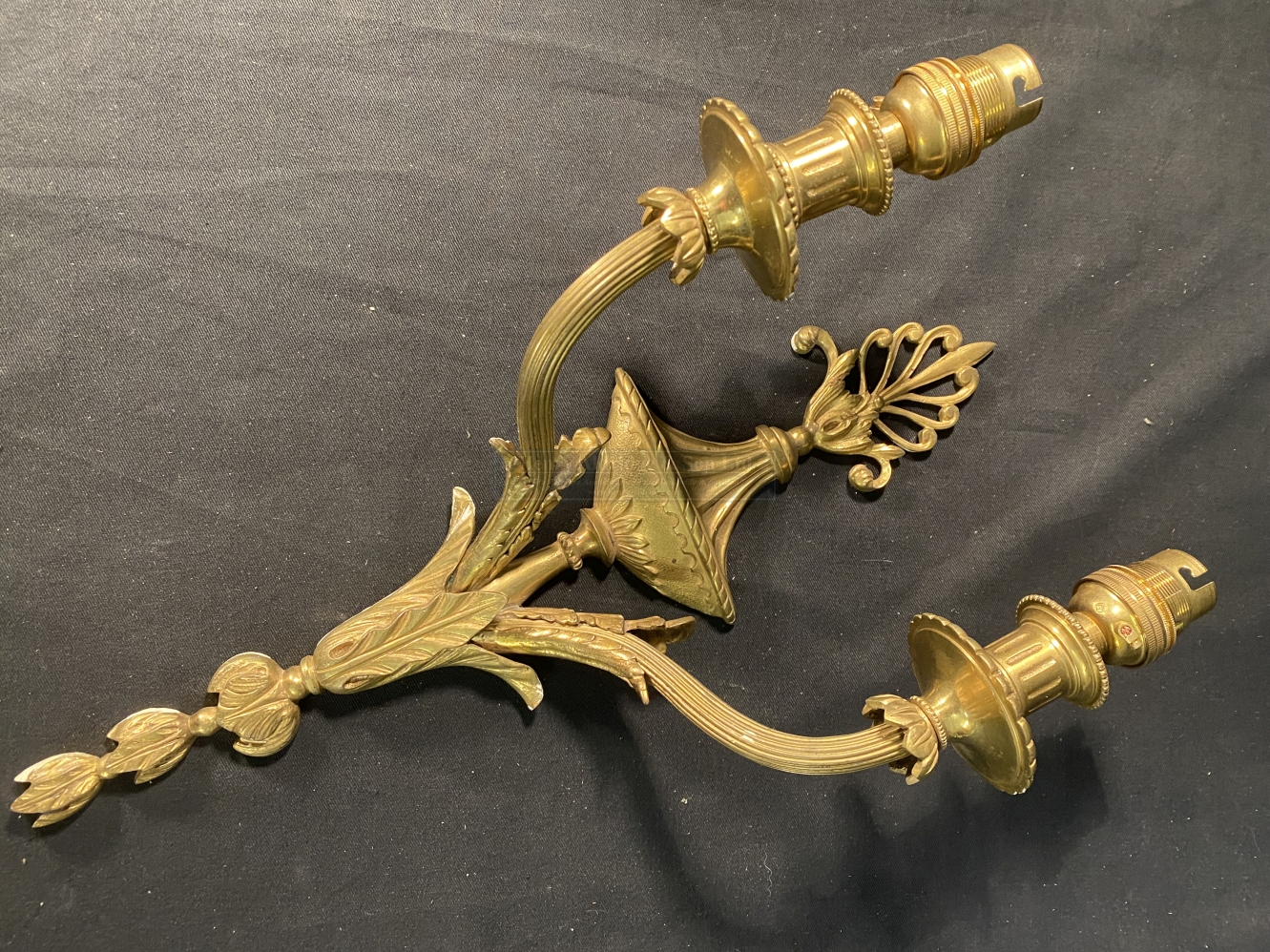 R.M.S. OLYMPIC: Gilt First-Class Ormolu wall light in the neo classical style formerly from the - Image 2 of 2