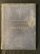 BOOKS: Hardbound souvenir reprint from Engineering Magazine of the Aquitania 1914.