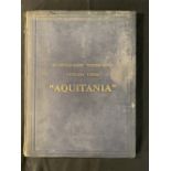 BOOKS: Hardbound souvenir reprint from Engineering Magazine of the Aquitania 1914.