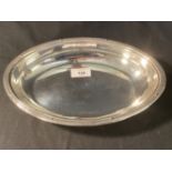 WHITE STAR LINE: Silver plated Elkington serving dish White Star Line stamped to base. Eight stars