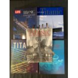 BOOKS: R.M.S. Titanic and related hard back books and magazines (8 x first editions) Titanic and Her