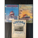 R.M.S. LUSITANIA: Original memorial sheet music. (3)