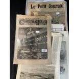 OCEAN LINER & TITANIC: Newspapers and publications to include, Le Petit Journal, 28th April 1912 and