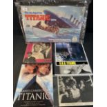 R.M.S. TITANIC: Lobby cards & photos to include SOS Titanic, Night to Remember, The Sinking of the