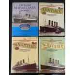 BOOKS: Hard bound reference volumes relating to Ocean Liners, including numerous by Mark Warren. (