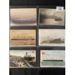 WHITE STAR LINE: Sixty White Star Line (Big Four) postcards, including Adriatic and Baltic.