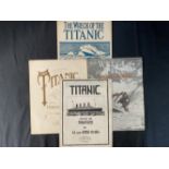 R.M.S. TITANIC: Original memorial sheet music, to include 'Titanic Song', 'The Wreck of The