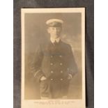 R.M.S. CARPATHIA: Real photo postcard of Harold Cottam, the wireless operator on board the Carpathia