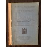 R.M.S. TITANIC: Blue soft bound copy of the report into the formal investigation into the loss of