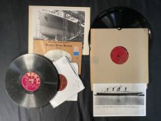 R.M.S. TITANIC: Related 78rpm records to include Nearer My God to Thee (9), reprinted Harland and