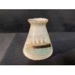 R.M.S. TITANIC: Unusual Carlton ware memorial commemorative vase, formerly the property of Brian