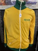 Crime & Punishment/Reginald Kray: A yellow and green tracksuit in the famous Repton Boxing Club