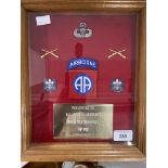 Militaria: Collection of presentation items to General Akehurst including a silver plated platter in