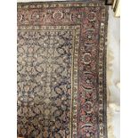 19th cent. Wool carpet multicoloured Persian style. 13ft. x 10ft. A/F