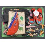 Ex-Dr. S. Lavington Hart Collection. Late 19th cent. Chinese costume silk women's and children's