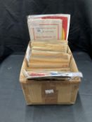 Stamps, Postcards & Autographs: Collection of more than 200 pre-paid postcards and envelopes from