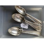 Hallmarked Silver: Ex-Dr. S. Lavington Hart Collection. Tablespoon (8), Josiah Williams & Co.