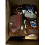 Militaria: Large quantity of presentation European Armed Forces plaques, together with some from