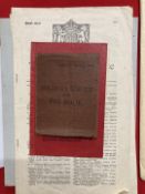 Militaria: Soldiers Service and Pay Book, Regular Army Certificate of Service belonging to Private