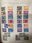 Stamps: Two albums, the first contains a small quantity of GB but mainly used and unused Malaysia