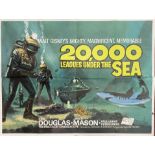 Disney: 20,000 Leagues Under The Sea UK Quad film poster.