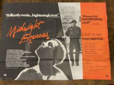 Film Memorabilia/Movie Posters: Midnight Express and Taxi Driver double bill, and Charles Bronson in