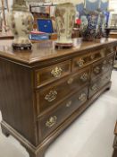 20th cent. Drexel reproduction George III style entertainment/TV stand/sideboard. 64ins. x 19ins.