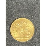 GB Gold Sovereign George V 1915. 8g.