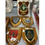 Militaria: Collection of presentation plaques, including Sultan of Oman's Navy, Dhofar Brigade and