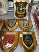 Militaria: Collection of presentation plaques, including Sultan of Oman's Navy, Dhofar Brigade and