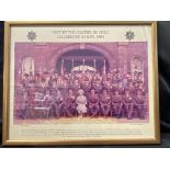 Militaria: Large quantity of framed and glazed photographs charting the career of General
