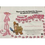 Film Memorabilia/Movie Posters: Trail of The Pink Panther and Police Academy. Two GB Quad posters,