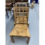 Bespoke Furniture: Stewart Linford of High Wycombe, English tiger and burr oak chairs, matching