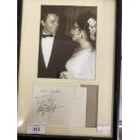 Autographs/Movies: Signed Elizabeth Taylor and Richard Burton postcard.