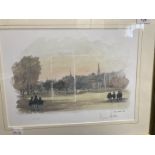 Hugh Casson (1910-1999): Two limited edition, signed Harrow School prints, framed and glazed. 9½ins.