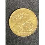 GB Gold Sovereign Victoria Veiled Head 1893. 8g.